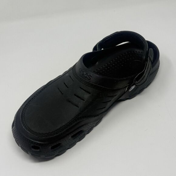 Crocs Yukon Vista II LiteRide Clog Mens 13 Green Black Leather Casual Shoes main image 11